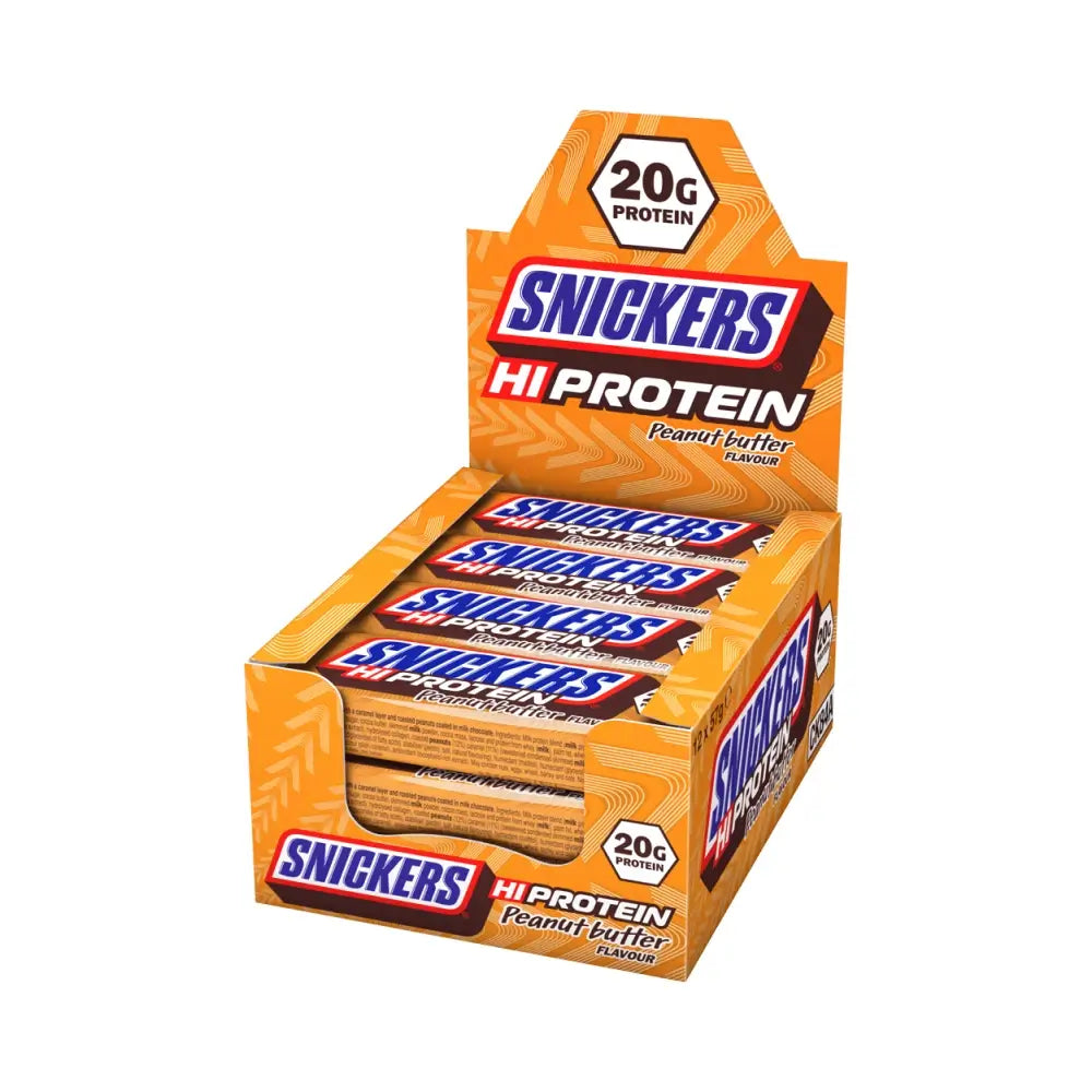 Pack de 12 barres Snickers Hi-Protein Peanut Butter