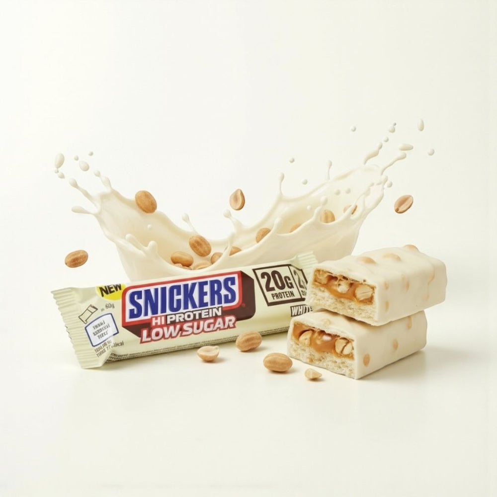 Barre Protéinée Snickers Hi-Protein Low Sugar White