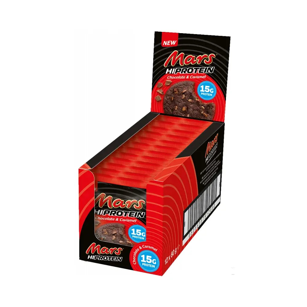 pack de 12 Mars Cookies Hi-Protein Chocolat & Caramel